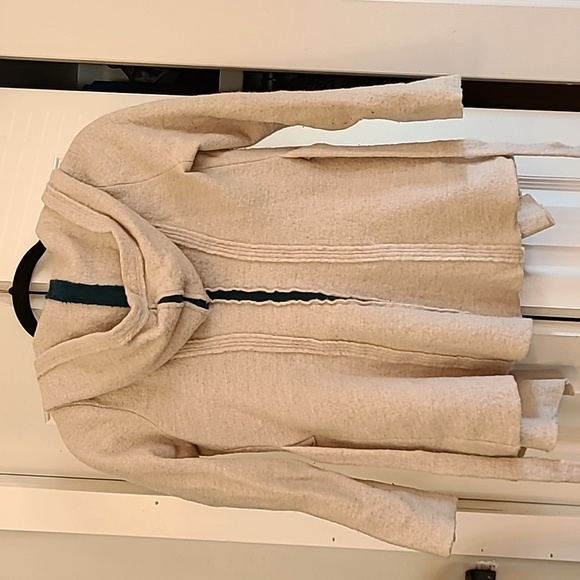 Anthropologie Rosie Neira brand 100% wool tie sweater with hood. XS - Picture 4 of 5